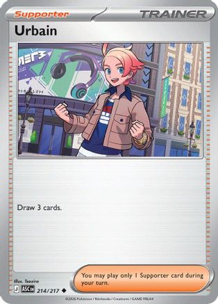 Urbain (214) [ME Ascended Heroes] Pokemon Single Pokémon