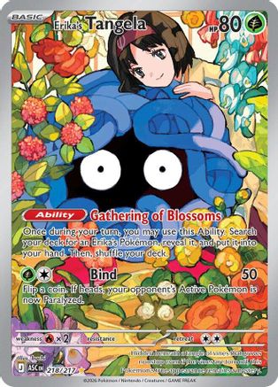 Erika's Tangela - 218/217 Holofoil [ME Ascended Heroes] Pokemon Single Pokémon