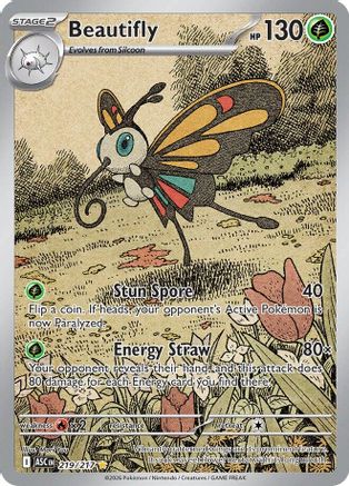 Beautifly - 219/217 Holofoil [ME Ascended Heroes] Pokemon Single Pokémon