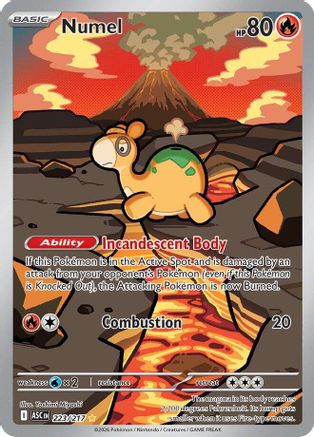 Numel - 223/217 Holofoil [ME Ascended Heroes] Pokemon Single Pokémon