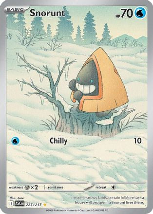 Snorunt - 227/217 Holofoil [ME Ascended Heroes] Pokemon Single Pokémon