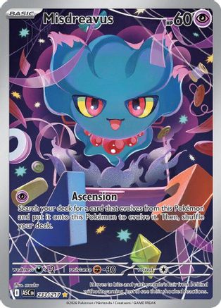Misdreavus - 233/217 Holofoil [ME Ascended Heroes] Pokemon Single Pokémon