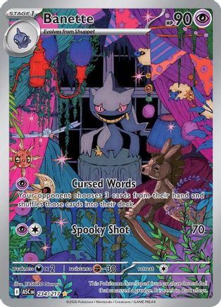 Banette - 234/217 Holofoil [ME Ascended Heroes] Pokemon Single Pokémon