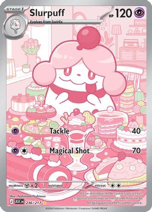 Slurpuff - 236/217 Holofoil [ME Ascended Heroes] Pokemon Single Pokémon