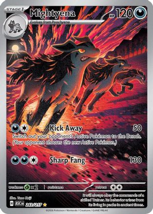 Mightyena - 243/217 Holofoil [ME Ascended Heroes] Pokemon Single Pokémon