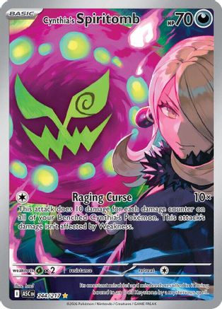 Cynthia's Spiritomb - 244/217 Holofoil [ME Ascended Heroes] Pokemon Single Pokémon
