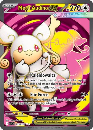 Mega Audino ex - 253/217 Holofoil [ME Ascended Heroes] Pokemon Single Pokémon