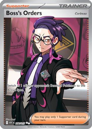 Boss's Orders [Corbeau] - 256/217 Holofoil [ME Ascended Heroes] Pokemon Single Pokémon