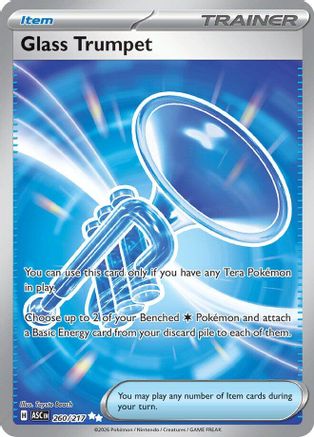 Glass Trumpet - 260/217 Holofoil [ME Ascended Heroes] Pokemon Single Pokémon