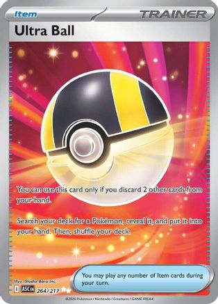 Ultra Ball - 264/217 Holofoil [ME Ascended Heroes] Pokemon Single Pokémon