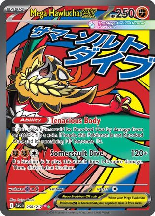 Mega Hawlucha ex - 268/217 Holofoil [ME Ascended Heroes] Pokemon Single Pokémon