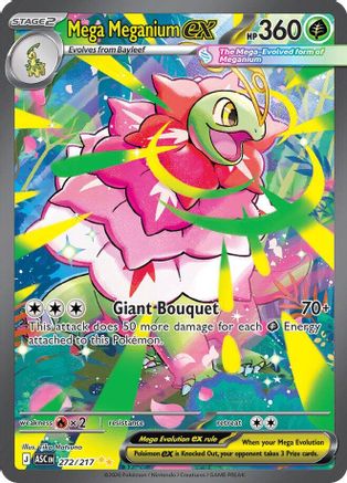 Mega Meganium ex - 272/217 Holofoil [ME Ascended Heroes] Pokemon Single Pokémon