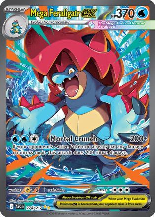 Mega Feraligatr ex - 274/217 Holofoil [ME Ascended Heroes] Pokemon Single Pokémon