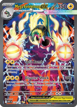 Mega Eelektross ex - 278/217 Holofoil [ME Ascended Heroes] Pokemon Single Pokémon