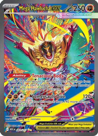 Mega Hawlucha ex - 283/217 Holofoil [ME Ascended Heroes] Pokemon Single Pokémon