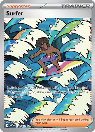 Surfer - 293/217 Holofoil [ME Ascended Heroes] Pokemon Single Pokémon