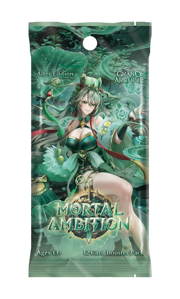 Grand Archive TCG: Mortal Ambition - Booster Pack (Alter Edition) Grand Archive Sealed Weebs of the Shore
