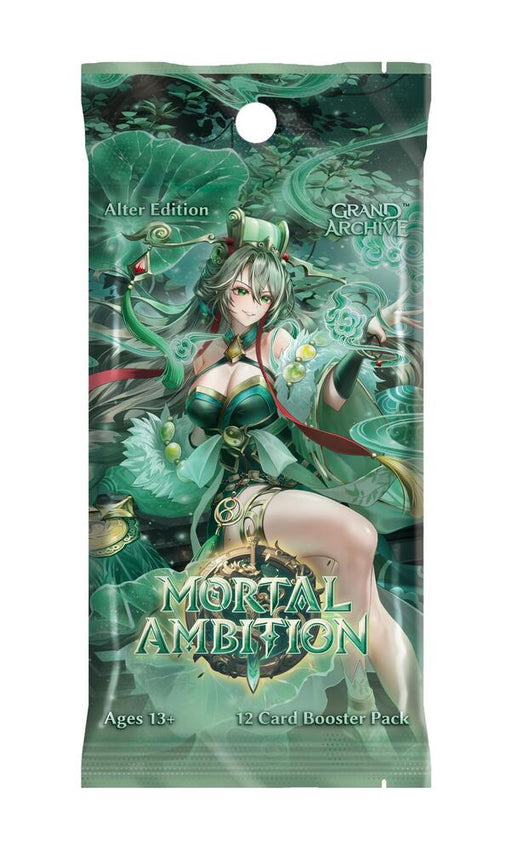 Grand Archive TCG: Mortal Ambition - Booster Pack (Alter Edition) Grand Archive Sealed Weebs of the Shore