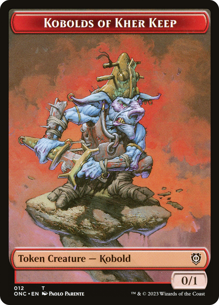 Kobolds of Kher Keep (TONC-012) [Tokens] Phyrexia: All Will Be One Commander Tokens MTG Single Wizards of the Coast
