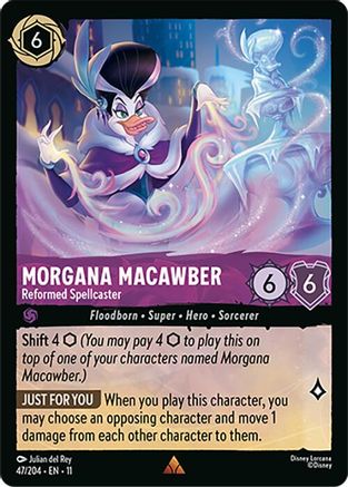 Morgana Macawber - Reformed Spellcaster (47/204) [Winterspell] Lorcana Single Disney