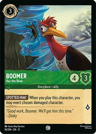 Boomer - Has the Beak (76/204) [Winterspell] Lorcana Single Disney