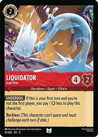 Liquidator - Iced Over (111/204) [Winterspell] Lorcana Single Disney