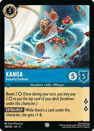 Kanga - Peaceful Gatherer (138/204) [Winterspell] Cold Foil Lorcana Single Disney