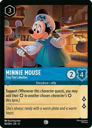 Minnie Mouse - Tiny Tim's Mother (141/204) [Winterspell] Lorcana Single Disney