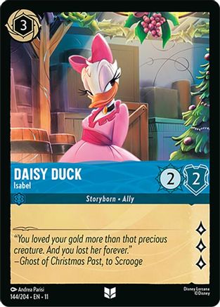 Daisy Duck - Isabel (144/204) [Winterspell] Cold Foil Lorcana Single Disney