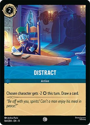 Distract (164/204) [Winterspell] Cold Foil Lorcana Single Disney