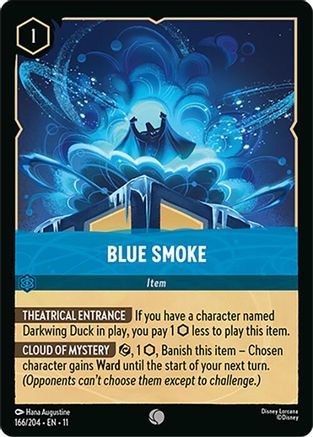 Blue Smoke (166/204) [Winterspell] Lorcana Single Disney