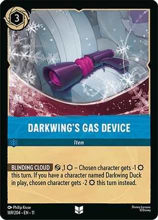 Darkwing's Gas Device (169/204) [Winterspell] Lorcana Single Disney