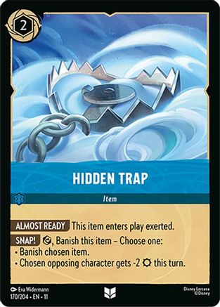 Hidden Trap (170/204) [Winterspell] Lorcana Single Disney