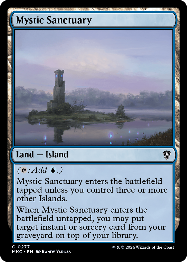 Mystic Sanctuary (MKC-277) [Murders at Karlov Manor Commander] MTG Single Wizards of the Coast