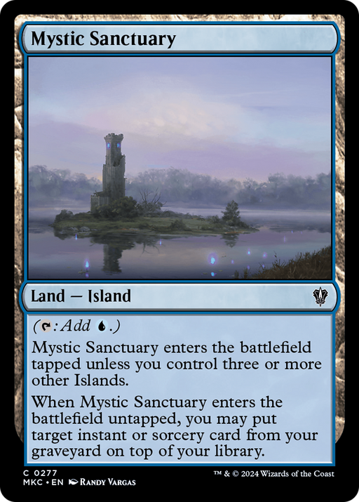 Mystic Sanctuary (MKC-277) [Murders at Karlov Manor Commander] MTG Single Wizards of the Coast
