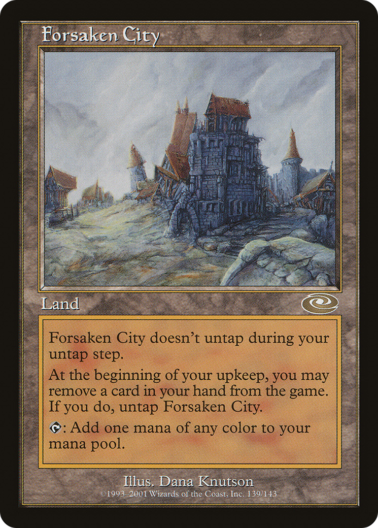Forsaken City (PLS-139) [Planeshift] Foil MTG Single Wizards of the Coast