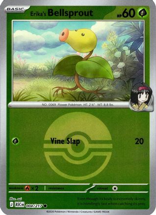 Erika's Bellsprout (Poke Ball) (4) Reverse Holofoil [ME Ascended Heroes] Pokemon Single Pokémon