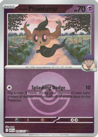 Hop's Phantump (Poke Ball) (95) Reverse Holofoil [ME Ascended Heroes] Pokemon Single Pokémon