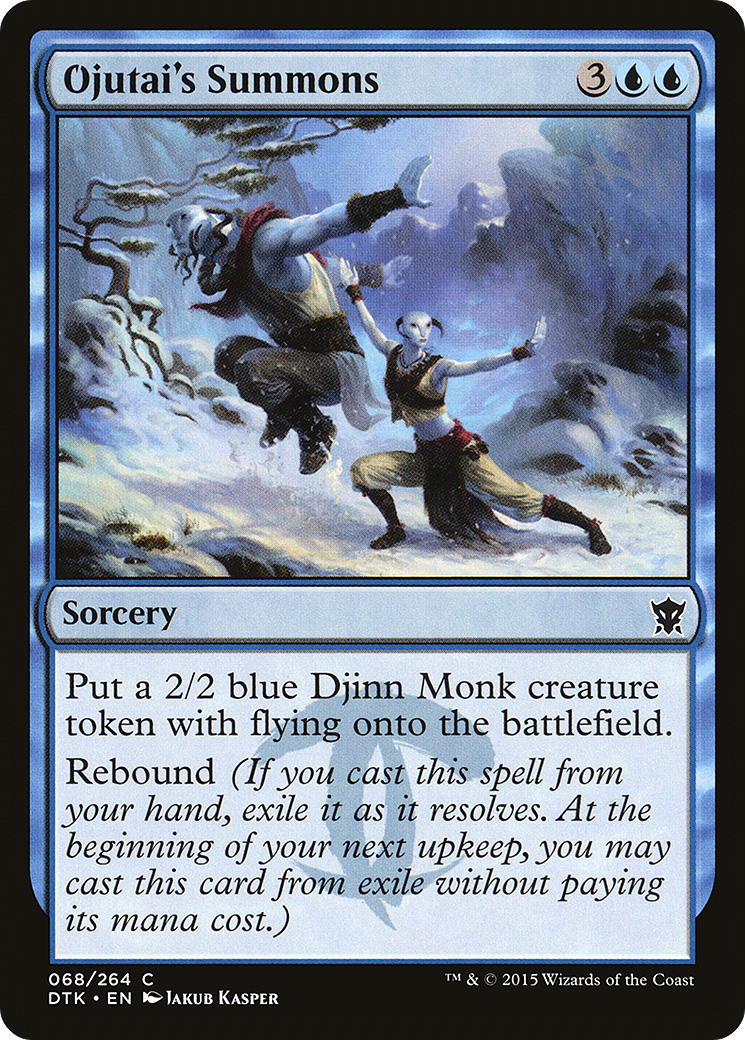 Ojutai's Summons (DTK-068) [Dragons of Tarkir] Foil MTG Single Wizards of the Coast