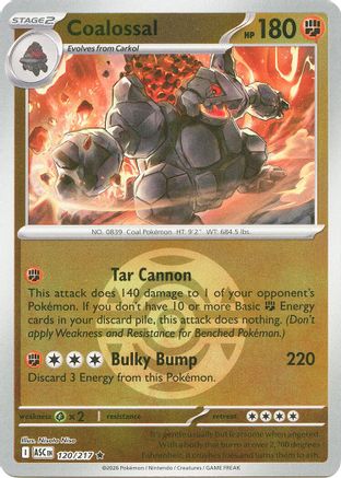 Coalossal (Dusk Ball) (120) Reverse Holofoil [ME Ascended Heroes] Pokemon Single Pokémon