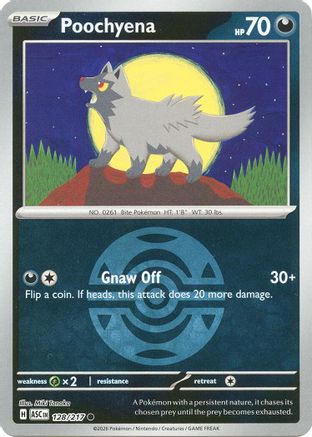 Poochyena (Dusk Ball) (128) Reverse Holofoil [ME Ascended Heroes] Pokemon Single Pokémon
