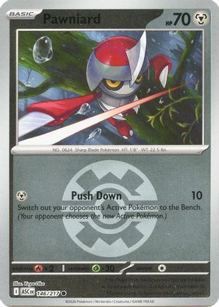 Pawniard (Quick Ball) (146) Reverse Holofoil [ME Ascended Heroes] Pokemon Single Pokémon