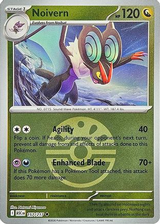Noivern (Friend Ball) (157) Reverse Holofoil [ME Ascended Heroes] Pokemon Single Pokémon