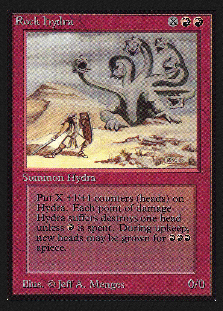 Rock Hydra (IED-172) [Intl. Collectors' Edition] MTG Single Wizards of the Coast