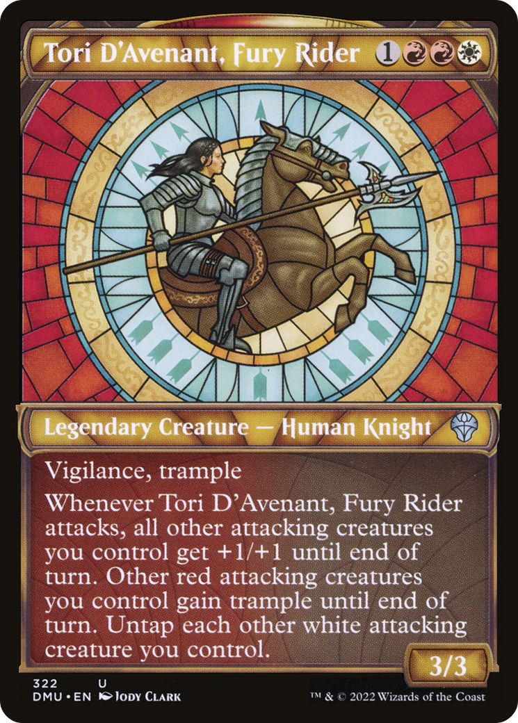 Tori D'Avenant, Fury Rider (DMU-322) [Dominaria United] (Showcase) MTG Single Wizards of the Coast