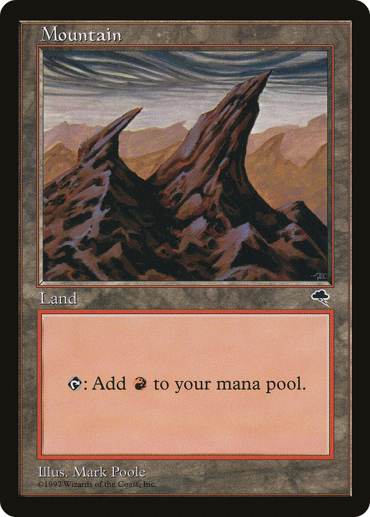 Mountain (TMP-344) [Tempest] MTG Single Wizards of the Coast