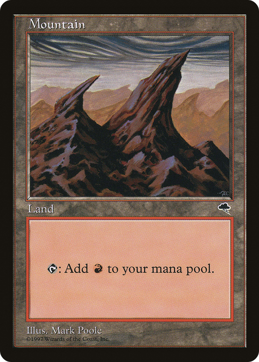 Mountain (TMP-344) [Tempest] MTG Single Wizards of the Coast