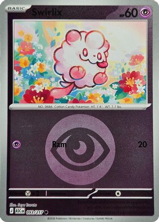 Swirlix (Energy Symbol Pattern) (93) Reverse Holofoil [ME Ascended Heroes] Pokemon Single Pokémon