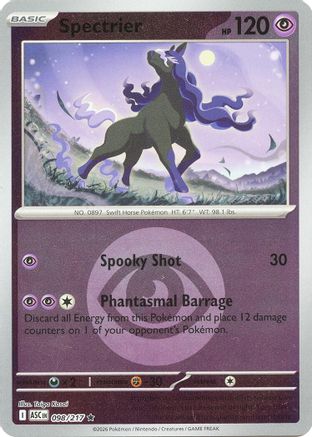 Spectrier (Energy Symbol Pattern) (98) Reverse Holofoil [ME Ascended Heroes] Pokemon Single Pokémon