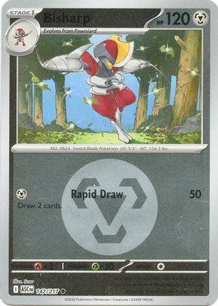 Bisharp (Energy Symbol Pattern) (147) Reverse Holofoil [ME Ascended Heroes] Pokemon Single Pokémon